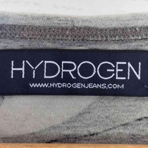 ハイドロゲン HYDROGEN スカル刺繍 カモ柄 Tシャツ メンズ import:M