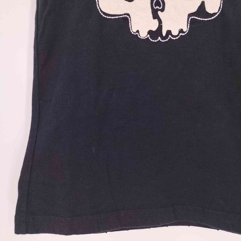 ハイドロゲン HYDROGEN スカル刺繍 Tシャツ レディース import:XS