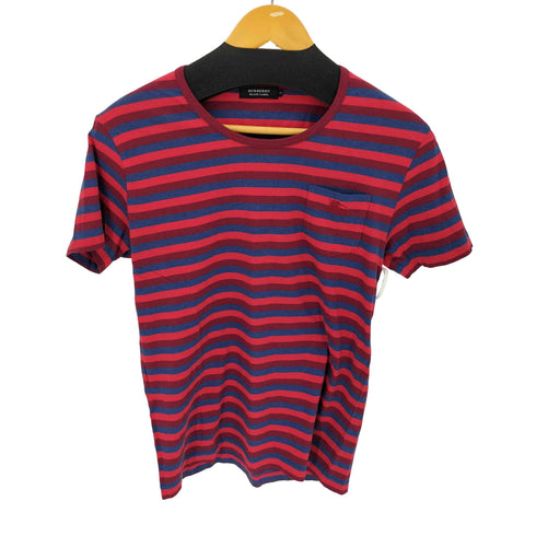 バーバリーブラックレーベル BURBERRY BLACK LABEL ボーダークルーネックTシャツ レディース JPN:2