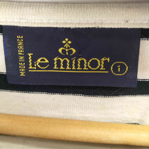 ルミノア Le minor MADE IN FRANCE ボーダー バスクシャツ レディース JPN:1