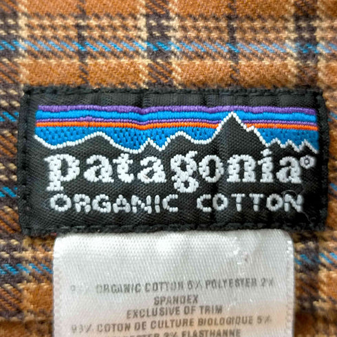 パタゴニア patagonia オーガニックコットン チェックシャツ メンズ JPN:XL