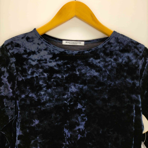 ビューティーアンドユースユナイテッドアローズ BEAUTY & YOUTH UNITED ARROWS ベロアロングスリーブTシャツ レディース FREE