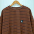 サブサエティ Subciety LEATHER PATCH BORDER TEE メンズ XXL