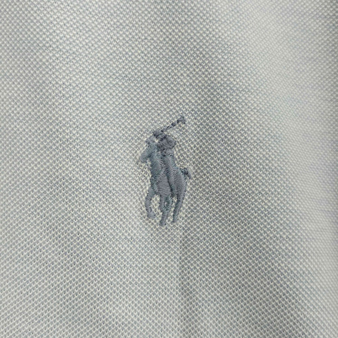 ポロラルフローレン POLO RALPH LAUREN GOLF 00S ポニー刺繍 ピマコットン100 ハーフジップ 半袖 ポロシャツ メンズ LL