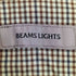 ビームスライツ BEAMS Lights チェック ショートスリーブ レギュラーカラー シャツ メンズ JPN:L