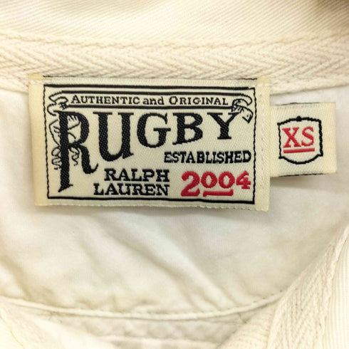 ラグビーラルフローレン Rugby Ralph Lauren エルボーパッチ #10 ラグビーシャツ メンズ import:XS
