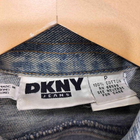 ダナキャランニューヨークジーンズ DKNY JEANS 90s 101-J型 デニム トラッカージャケット レディース P
