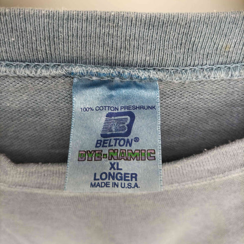 ベルトン BELTON USA製 後染め コットン S/S クルーネック Tシャツ メンズ import:XL