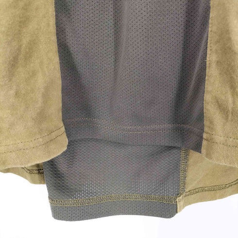 タイトブースプロダクション TBPR TIGHTBOOTH PRODUCTION 20SS SUZU T-SHIRT メッシュ 切替 クルーネックTシャツ メンズ JPN:L
