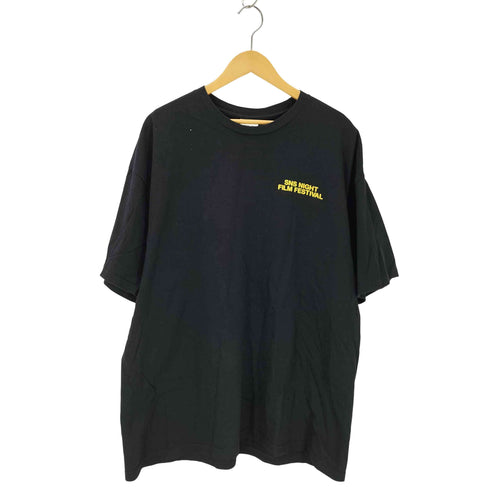 sns バックプリント クルーネック半袖Tシャツ メンズ JPN:XL