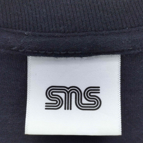 sns バックプリント クルーネック半袖Tシャツ メンズ JPN:XL