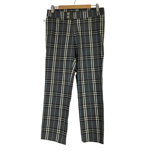 バーバリーブラックレーベル BURBERRY BLACK LABEL ローライズチェックパンツ メンズ 76