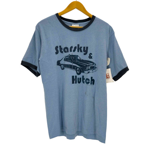 THUNDER CREEK USA製 starsky&Hutch 2004コピーライト リンガーT メンズ JPN:M