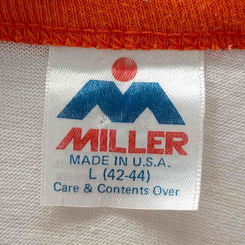 ミラー MILLER USA製 ナンバリング 七分袖ラグランカットソー メンズ JPN:L
