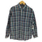 エディーバウアー Eddie Bauer 90S 白タグ マドラスチェック フラップポケット B.D L/S シャツ メンズ import:XS
