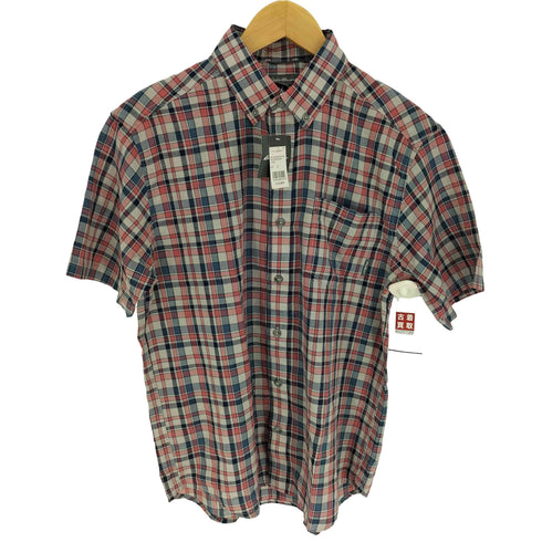 エディーバウアー Eddie Bauer TIDELANDS TEXTURE PATTERN B.D SHIRT タイドランド テクスチャー チェック パターン シャツ メンズ import:S