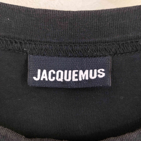 ジャックムス JACQUEMUS Le T-Shirt Brode ロゴ刺繍長袖Tシャツ レディース import:XS