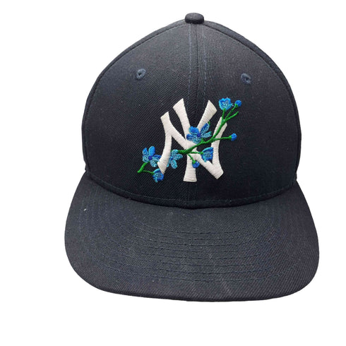 ニューエラ NEW ERA 59FIFFTY ロゴ フラワー 刺繍 6パネル キャップ メンズ 7 1/4