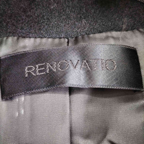 RENOVATIO カシミヤ混 ウールダブルコート メンズ JPN:46