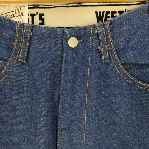 ウエストオーバーオールズ WESTOVERALLS 803W WIDE DENIM ワイドデニムパンツ メンズ W28