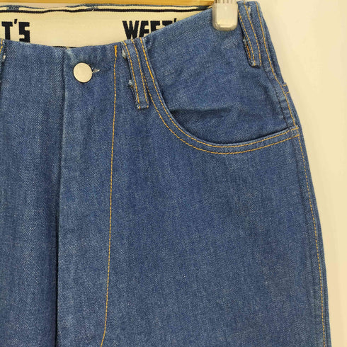 ウエストオーバーオールズ WESTOVERALLS 803W WIDE DENIM ワイドデニムパンツ メンズ W28