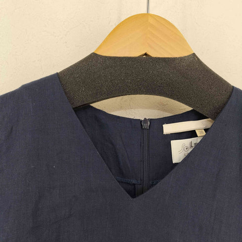 ジユウク 自由区 LINEN BREEZE Vネックブラウス レディース JPN:38