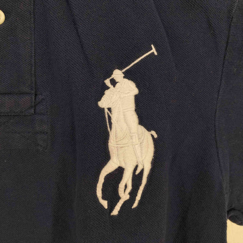 ポロバイラルフローレン Polo by RALPH LAUREN ビッグポニー刺繍 鹿の子ポロシャツ メンズ import:M