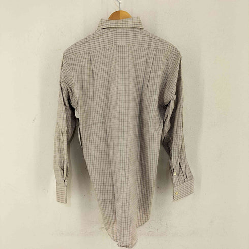 アクアスキュータム AQUASCUTUM 日本製 L/Sチェックシャツ メンズ 39-82