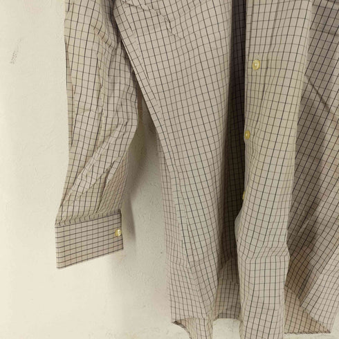 アクアスキュータム AQUASCUTUM 日本製 L/Sチェックシャツ メンズ 39-82