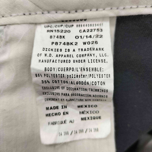 ディッキーズ Dickies 874 ワークパンツ メンズ 34