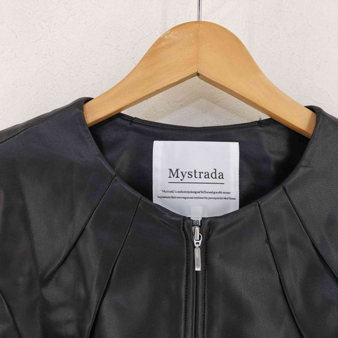 マイストラーダ mystrada ノーカラーブルゾン レディース JPN:38
