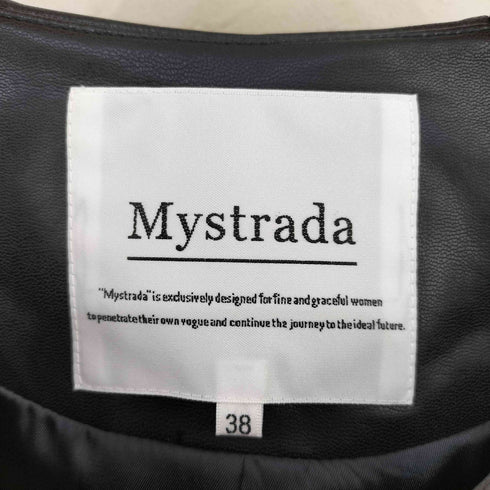 マイストラーダ mystrada ノーカラーブルゾン レディース JPN:38