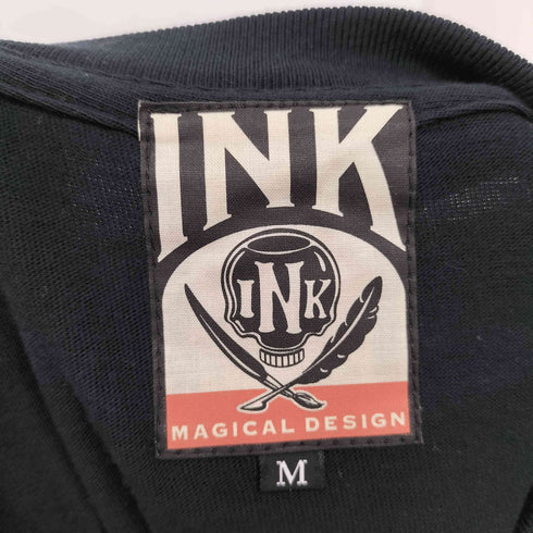 インク ink ガールプリントクルーネックTシャツ メンズ JPN:M