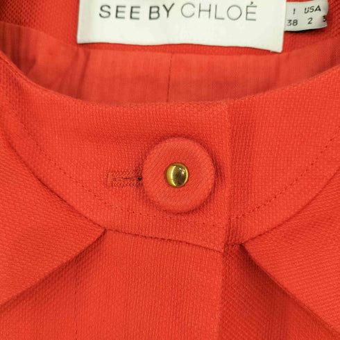 シーバイクロエ SEE BY CHLOE ラウンドカラー コート メンズ 38