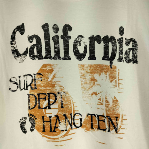 ハンテン HANG TEN プリントクルーネックTシャツ メンズ LL