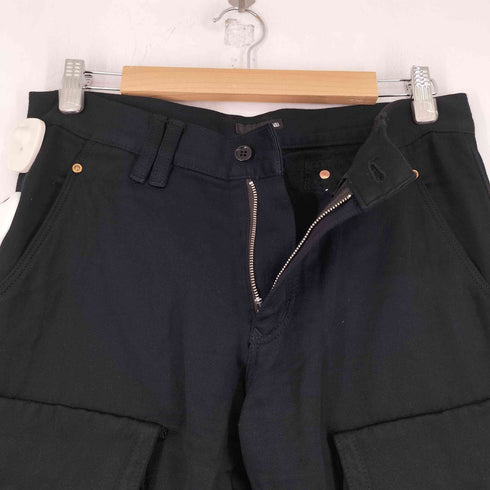 ハルプ HALB レーヨン混 レースアップカーゴパンツ メンズ JPN:S