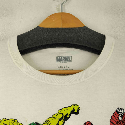 マーベル MARVEL 集合プリントクルーネックTシャツ メンズ JPN:L