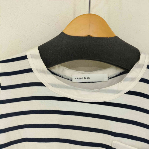 サカイラック sacai luck 異素材切替デザイン カットソー レディース JPN:1