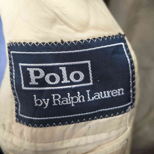 ポロバイラルフローレン Polo by RALPH LAUREN イタリア製 レーヨン3Bテーラードジャケット メンズ US:42