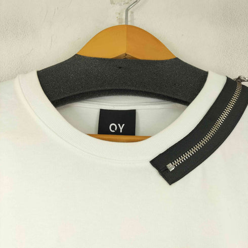 オーワイ OY ROUND NECK ZIPPER LOGO Tシャツ メンズ 2