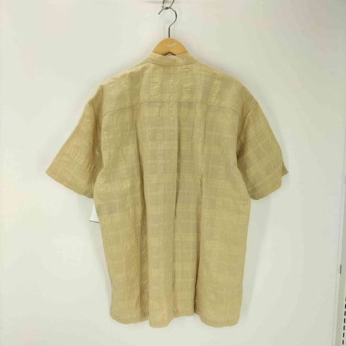 アイムイッセイミヤケ im ISSEY MIYAKE チェック柄 バンドカラーシャツ archive メンズ JPN:M