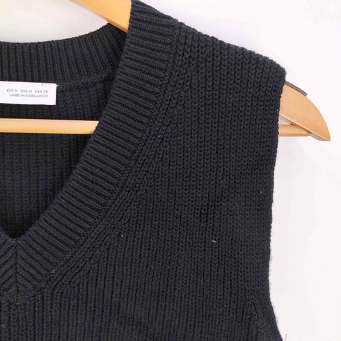 ザラ ZARA クロップド ニットベスト レディース import:M