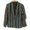 ザラ ZARA ストライプ テーラードジャケット レディース import:M