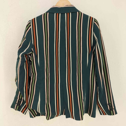 ザラ ZARA ストライプ テーラードジャケット レディース import:M