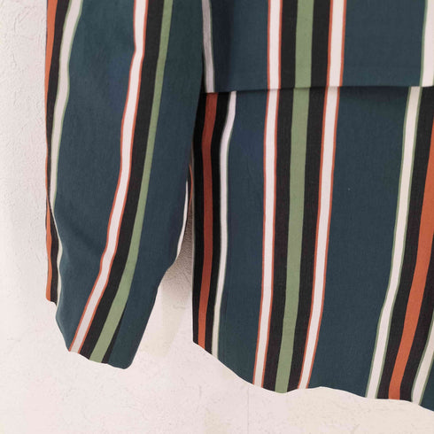 ザラ ZARA ストライプ テーラードジャケット レディース import:M