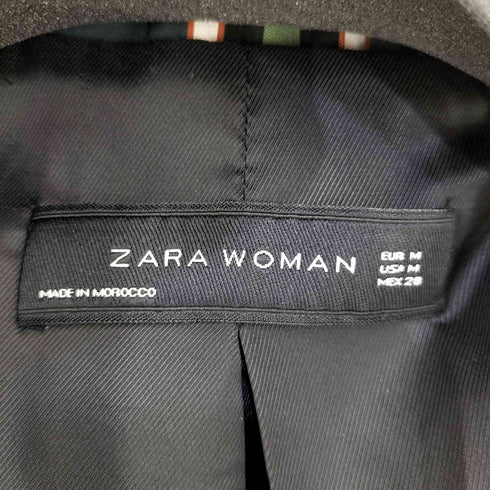 ザラ ZARA ストライプ テーラードジャケット レディース import:M