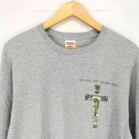 シュプリーム Supreme 14ss In God We Trust L/S Tee メンズ JPN:M