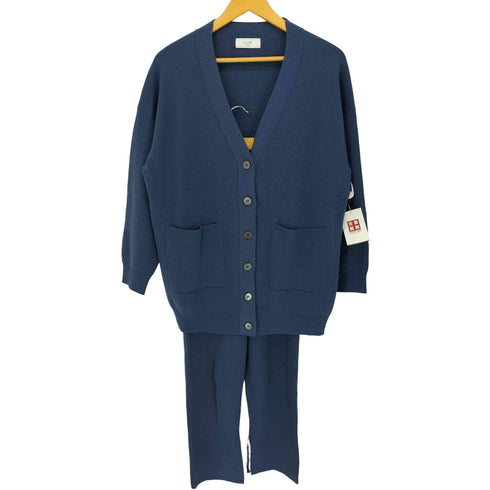 スローブイエナ SLOBE IENA ミラノリブ カーディガン&ニットパンツ セットアップ レディース
