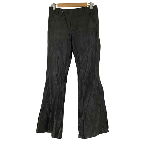 フェイクレザーフレアパンツ レディース JPN:M