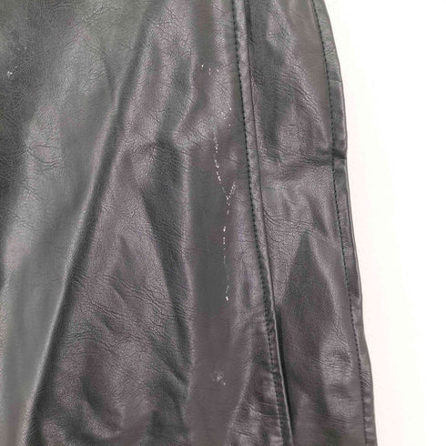 フェイクレザーフレアパンツ レディース JPN:M